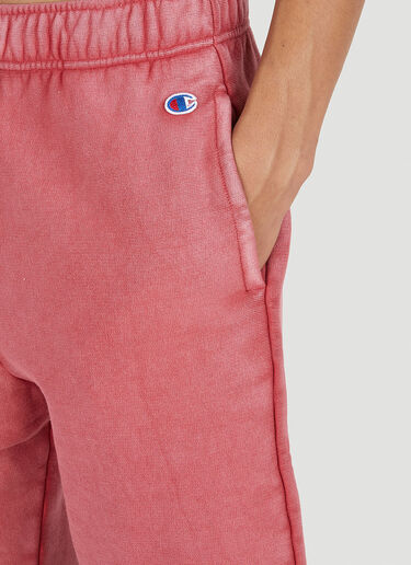 Champion Reverse Weave Poly Fleece Shorts  Red cha0148016