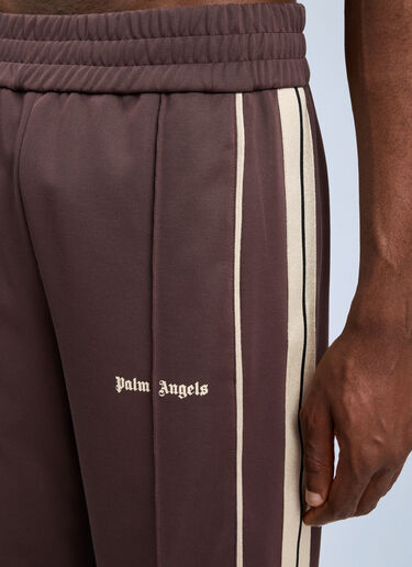 Palm Angels Classic Logo Vintage Track Pants Brown pma0164134