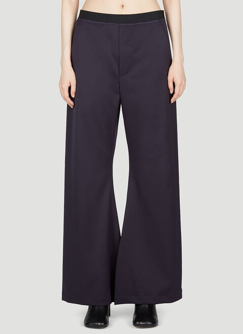MM6 Maison Margiela Oversized Suit Pants Blue mmm0253017