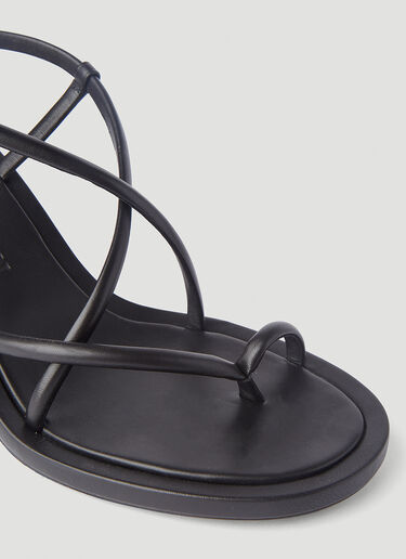 Alexander McQueen Strappy Heeled Sandals Black amq0245101