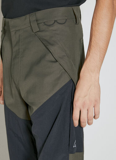 ROA Contrast Cargo Pants Brown roa0154013