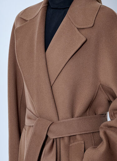 Max Mara Belted Wool Coat Camel max0265233