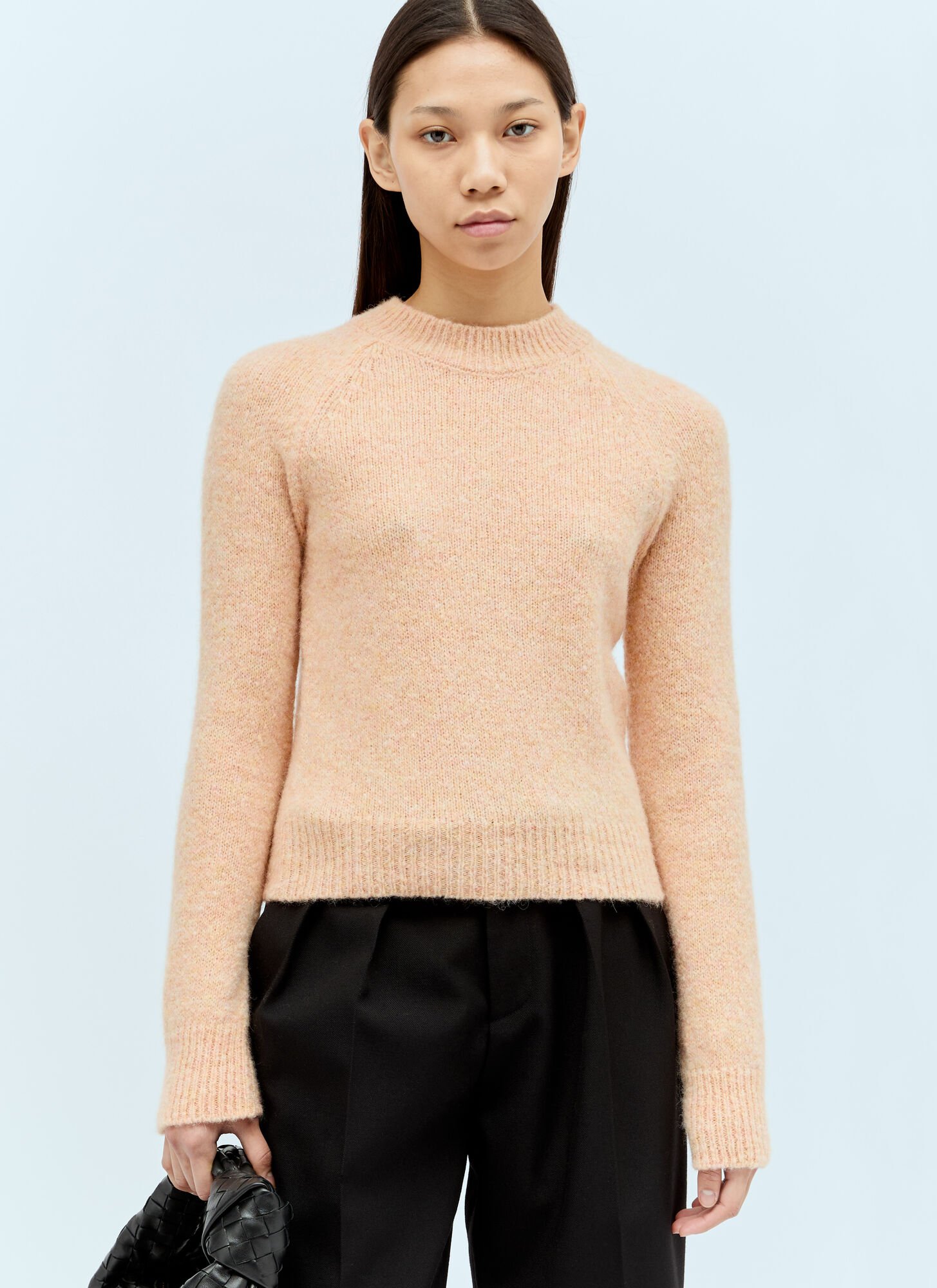 Shop Dries Van Noten Fitted Knit Sweater In Beige