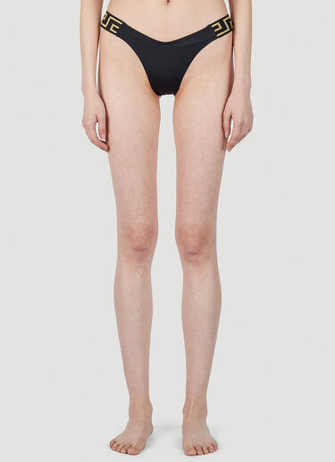 Greca Bikini Briefs Versace Greca Bikini Briefs Black vrs0251024