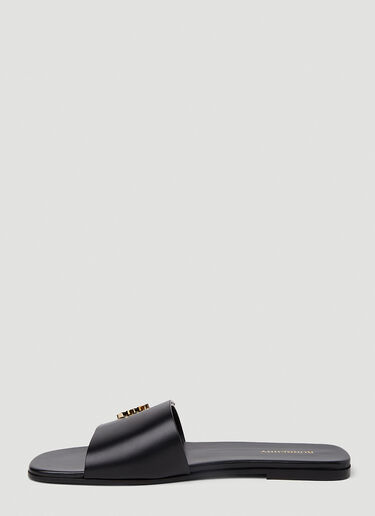 Burberry TB Monogram Slides Black bur0251076