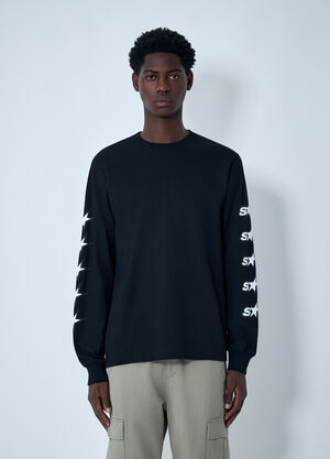 Stüssy Logo Motif T-Shirt Black sts0162024