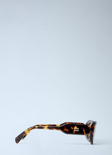 LN-CC® - Miu Miu: C01S Sunglasses - Brown Miu Miu C01S Sunglasses Brown lmu0266004