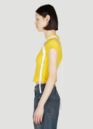 Ottolinger Deconstructed Cropped T-Shirt Yellow ott0252006