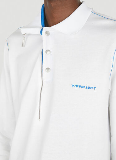 Y/Project Double Collar Polo Shirt White ypr0148012