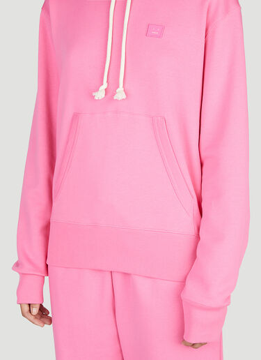 フェイスパッチ トラックスーツ フードスウェットシャツ Acne Studios フェイスパッチ トラックスーツ フードスウェットシャツ ピンク acn0253016