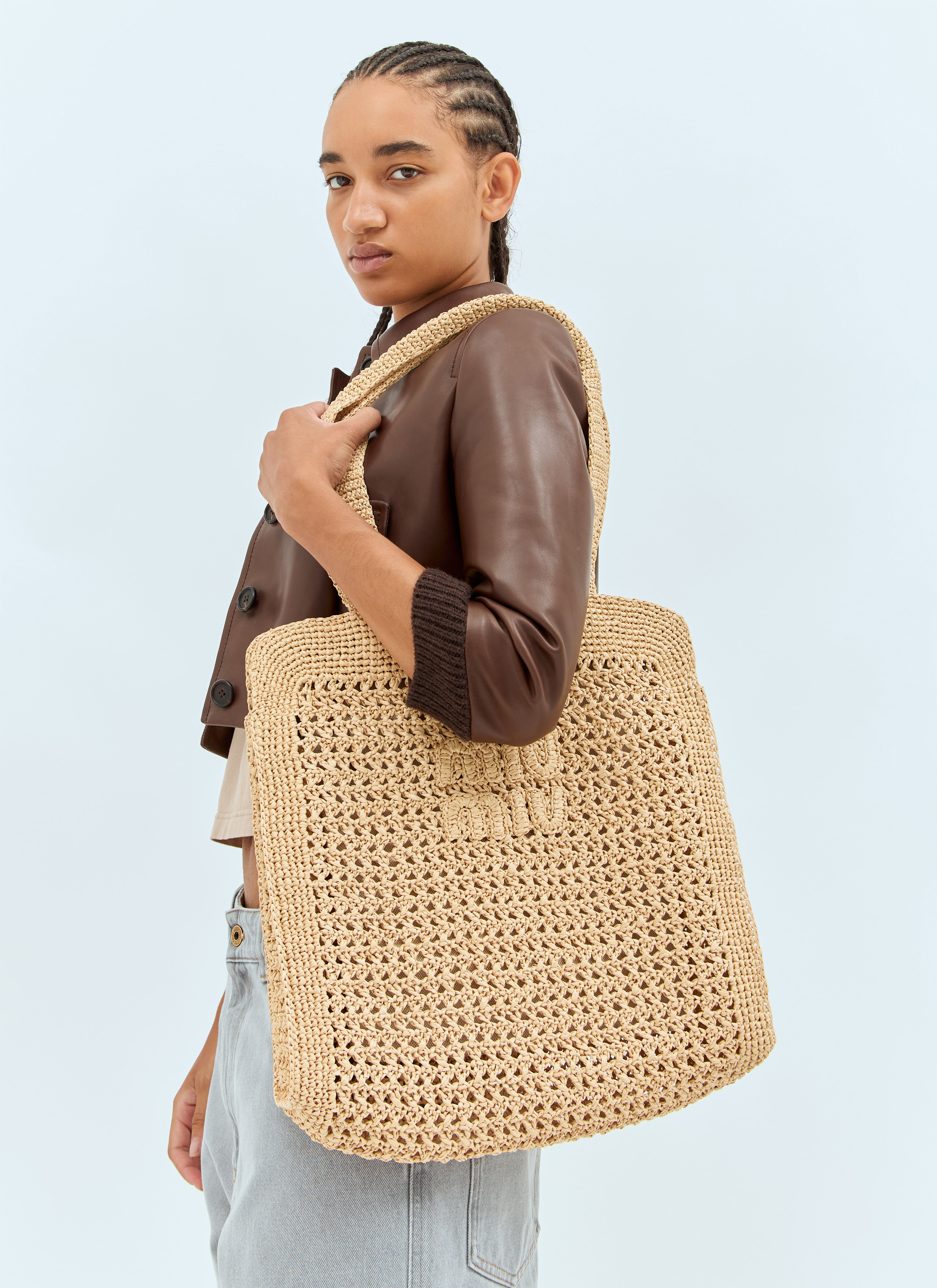 Miu miu woven bag best sale