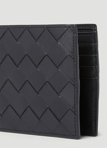 Bottega Veneta Intreccio Bi-Fold Wallet Black bov0153050