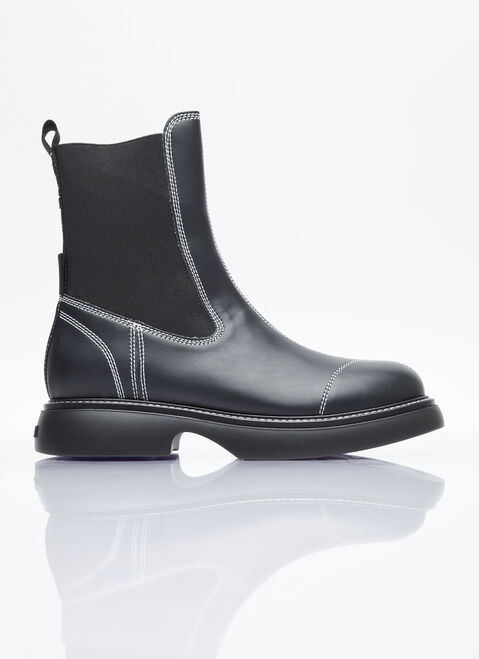Y/Project Everyday Mid Chelsea Boots Black ypr0254034