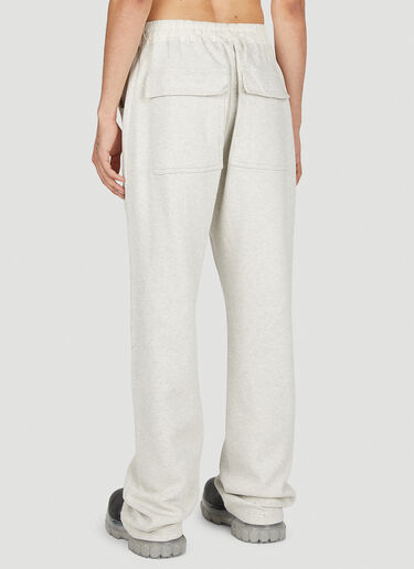 Rick Owens DRKSHDW Drawstring Track Pants White drk0152007