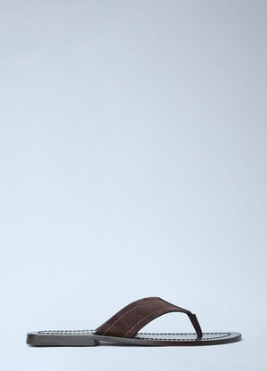 The Row Dan Flip Flop Brown row0165014
