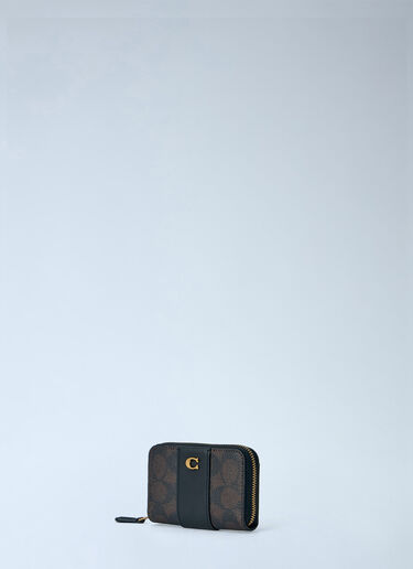 Coach Essential Small Zip Around Card Case Brown coa0266002