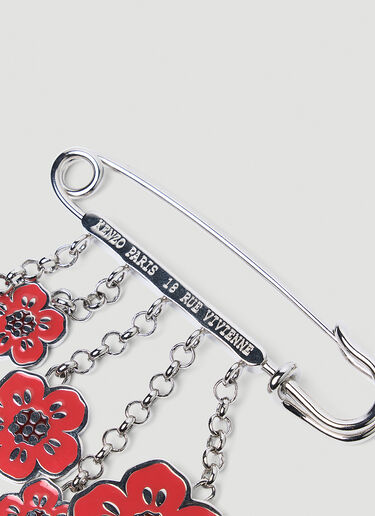 Boke Flower Brooch Kenzo Boke Flower Brooch Red knz0253025