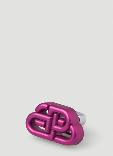 Balenciaga BB XS Stud Earrings Pink bal0246119