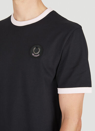 Raf Simons x Fred Perry Contrast Trim T-Shirt Black rsf0150011