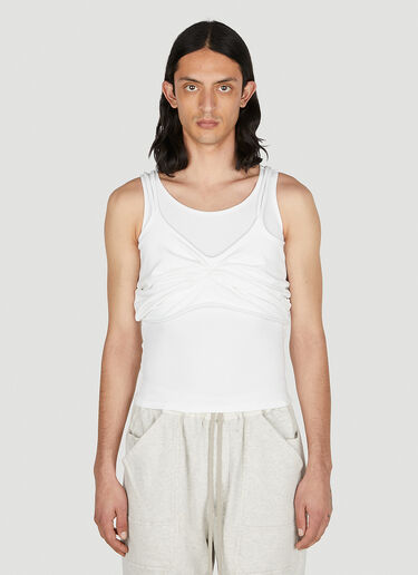 Mainline:RUS/Fr.CA/DE Draped Tank Top White mai0352003