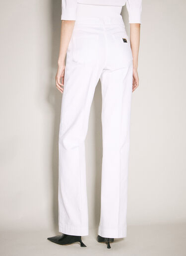 Dolce & Gabbana フレアジーンズ ホワイト dol0257005
