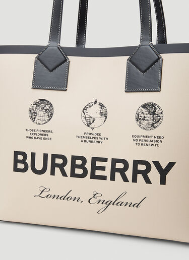 Burberry Large London Tote Bag Beige bur0253069