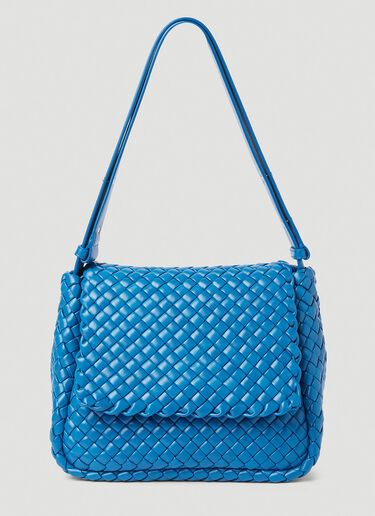 Bottega Veneta Small Cobble Shoulder Bag Blue bov0255074