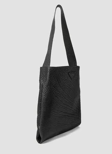 Prada Triangle Plaque Tote Bag Black pra0152063