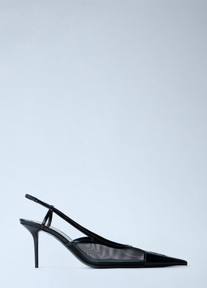 Saint Laurent Renée Slingback Pumps Black sla0264027