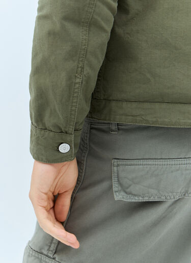 Logo Patch Overshirt Stone Island Logo Patch Overshirt Green sto0158034
