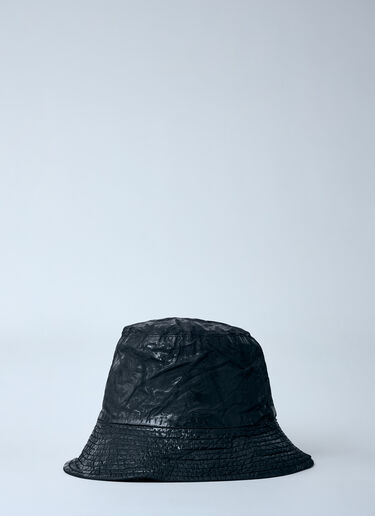 Rick Owens DRKSHDW Coated Bucket Hat Black drk0160030