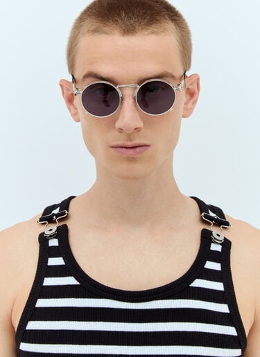 The 56-8171 Sunglasses Jean Paul Gaultier The 56-8171 Sunglasses Silver jpg0358004