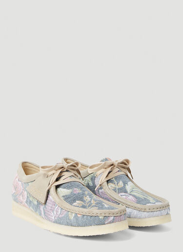 CLARKS ORIGINALS 왈라비 슈즈 라이트 블루 cla0152001
