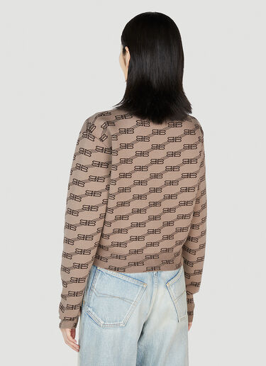 Balenciaga BB Monogram Sweater Beige bal0251013