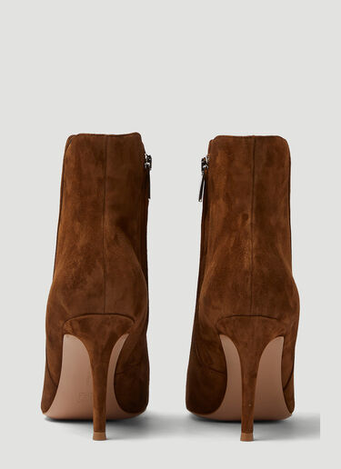 Gianvito Rossi Levy 85 Ankle Boots Brown gia0249007