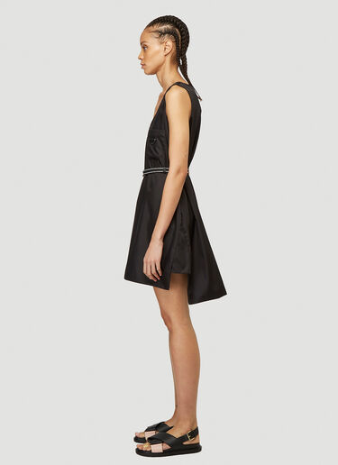 Prada Nylon Dress Black pra0239040