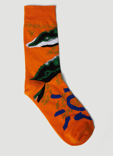 P.A.M. Congee Dress Socks Orange pam0350003