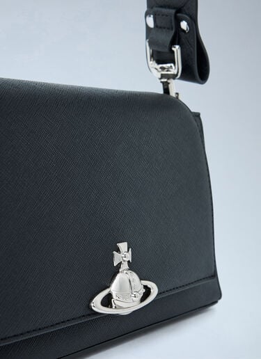 Vivienne Westwood Hazel Medium Shoulder Bag Black vvw0265059