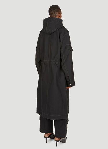 Dion Lee Utility Parka Black dle0349002