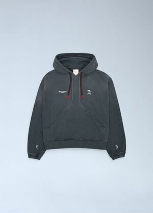 Arsenal x A-COLD-WALL* Logo Motif Hooded Sweatshirt Grey acw0162014