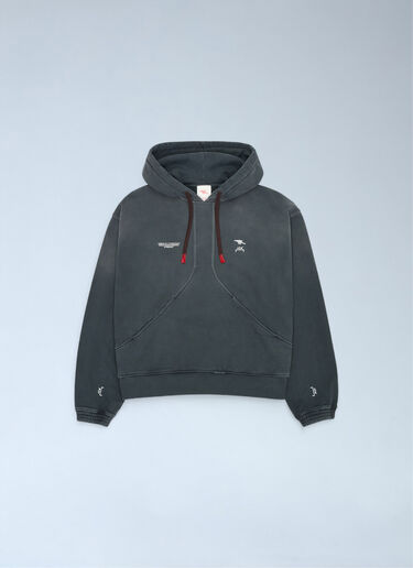 Logo Motif Hooded Sweatshirt Arsenal x A-COLD-WALL* Logo Motif Hooded Sweatshirt Grey acw0162014