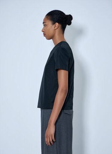 LN-CC® - Jil Sander: V-Neck Top - Black Jil Sander V-Neck Top Black jil0265010