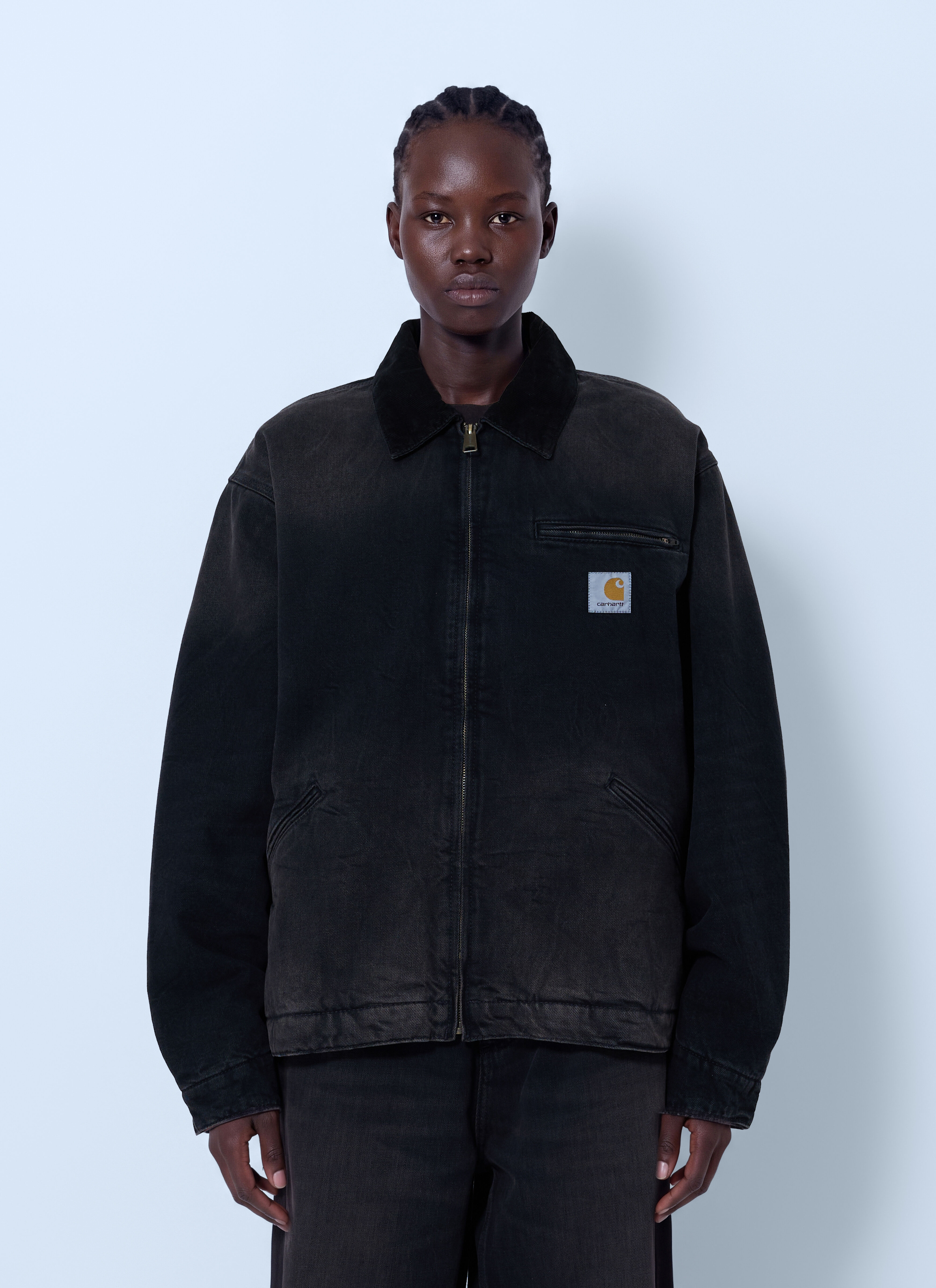 Carhartt WIP レディース デニムOGデトロイトジャケット の ブラック