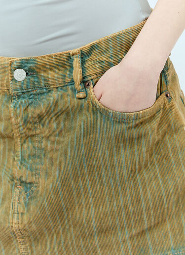 牛仔灯芯绒迷你半裙 Acne Studios 牛仔灯芯绒迷你半裙 黄色 acn0256028
