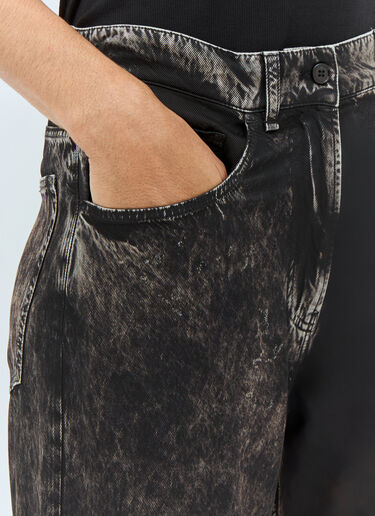 Acne Studios 印花长裤 黑色 acn0258013