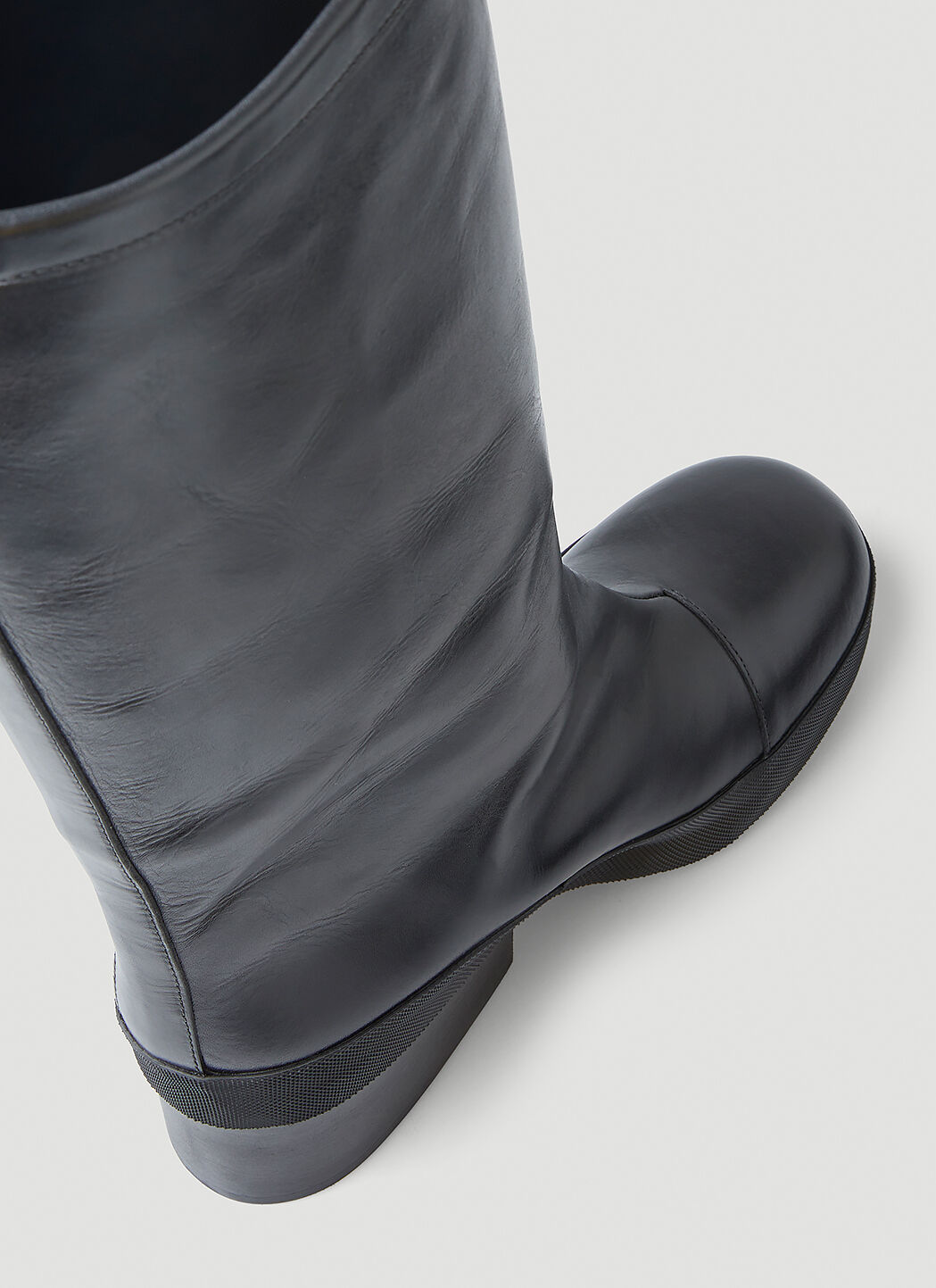 Raf Simons Block Heel Boots in Black LN CC