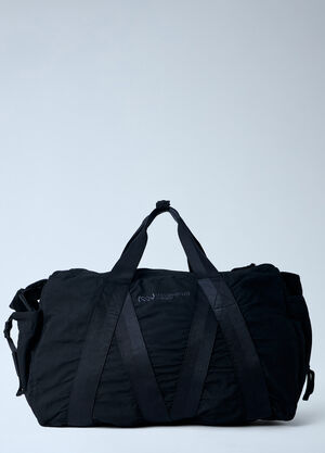 Massimo Osti Studio Logo Motif Duffel Bag Black mao0164003