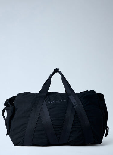 Logo Motif Duffel Bag Massimo Osti Studio Logo Motif Duffel Bag Black mao0164003