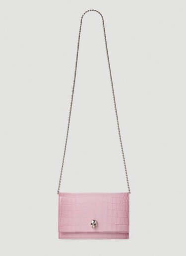 Alexander McQueen Small Skull Shoulder Bag Pink amq0251002
