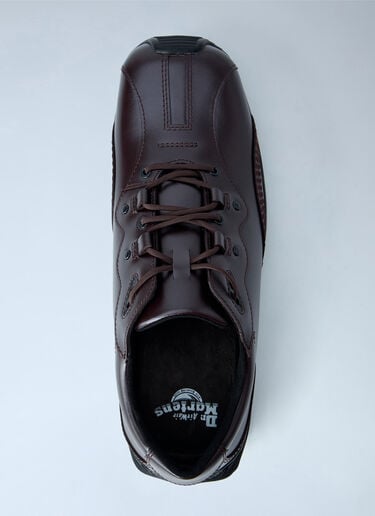 Dr. Martens Aurix 5i Oxblood Satin Finish Leather Lace Ups Burgundy drm0365005